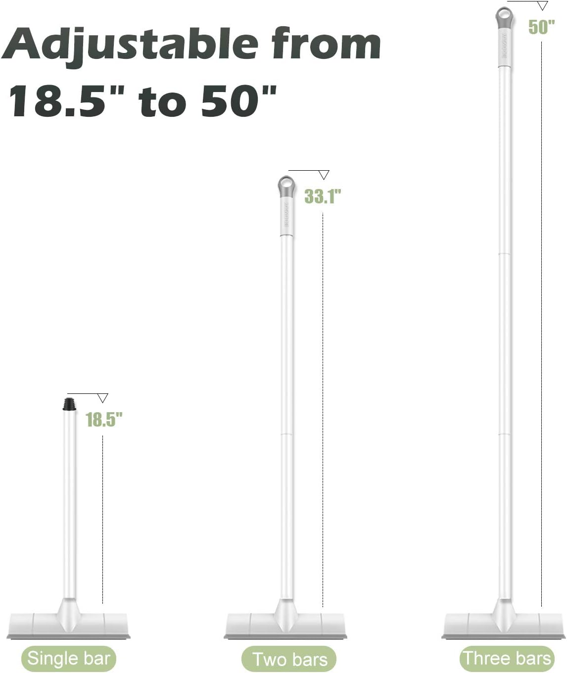multi-surface compatibility: tile, tub, wall, floor, patio, garage
