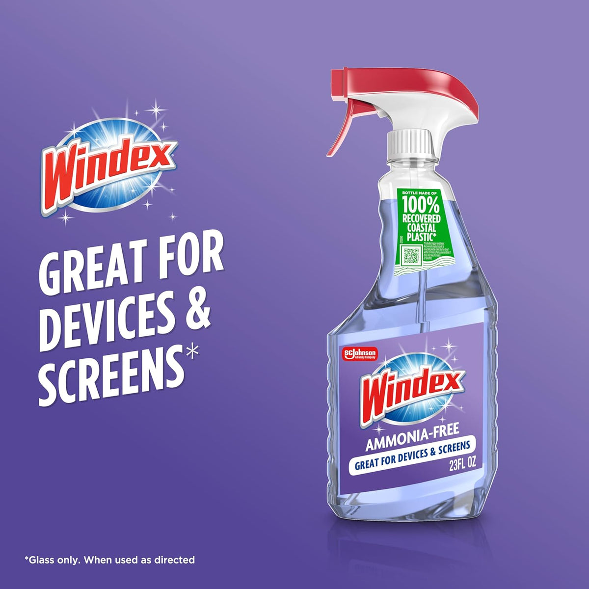 multi-surface compatibility: windows, mirrors, glass stovetops, shower glass, aquarium glass