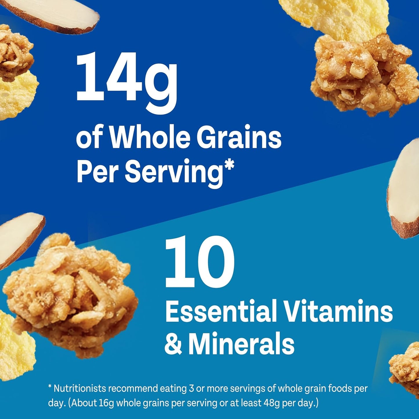 multi-use format suitable for milk bowls, yogurt toppings, and smoothie mix-ins