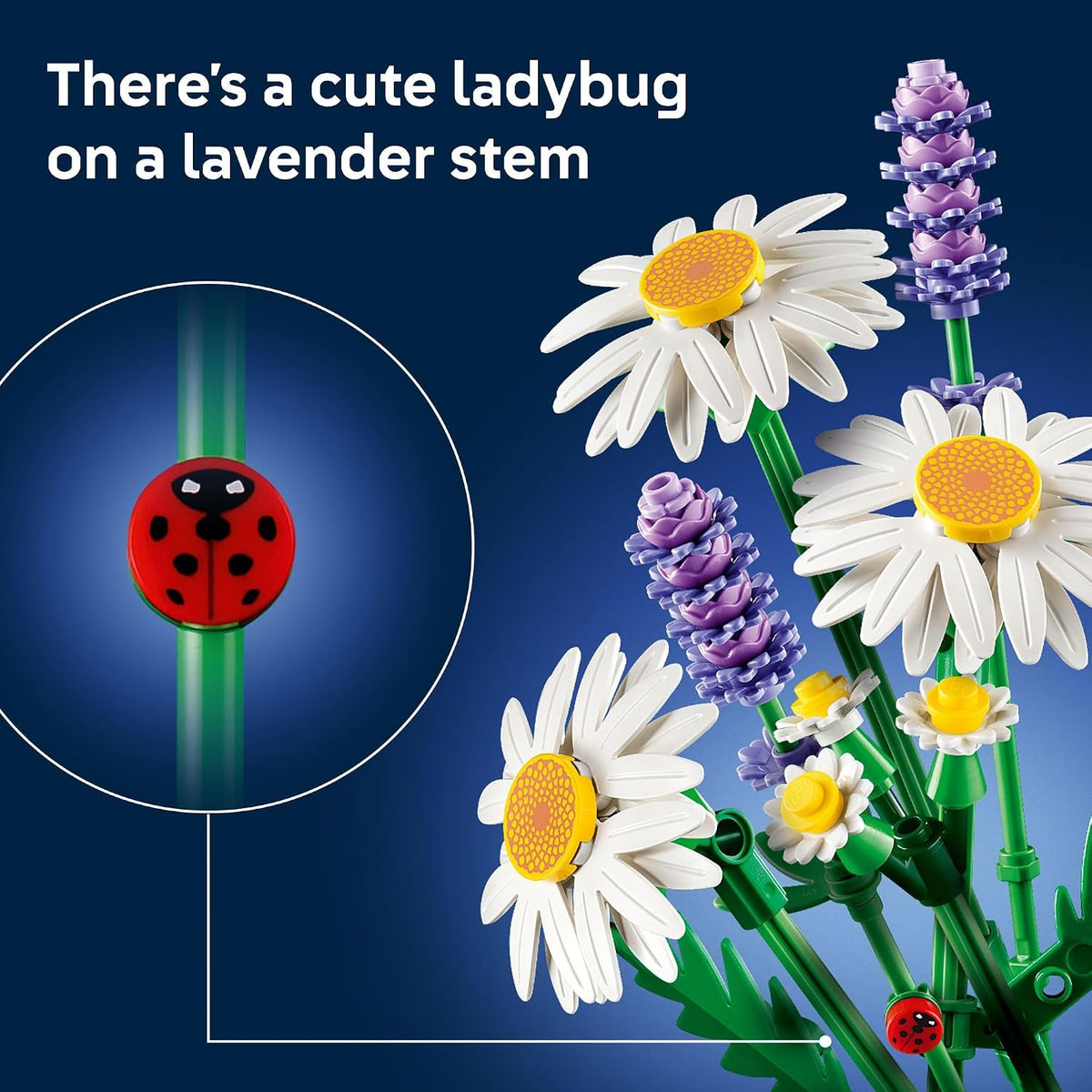 multicolor lego elements in the lego botanicals floral design language