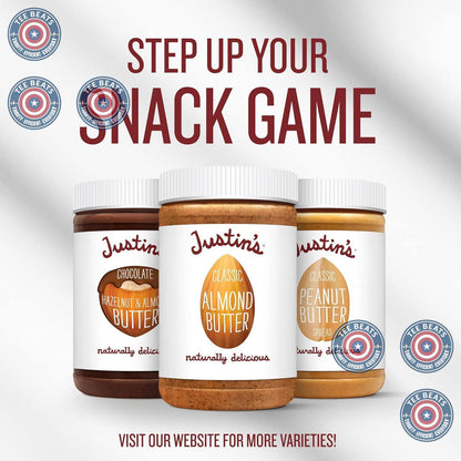 multiple flavor variants including classic and honey peanut butter, plus almond butter line