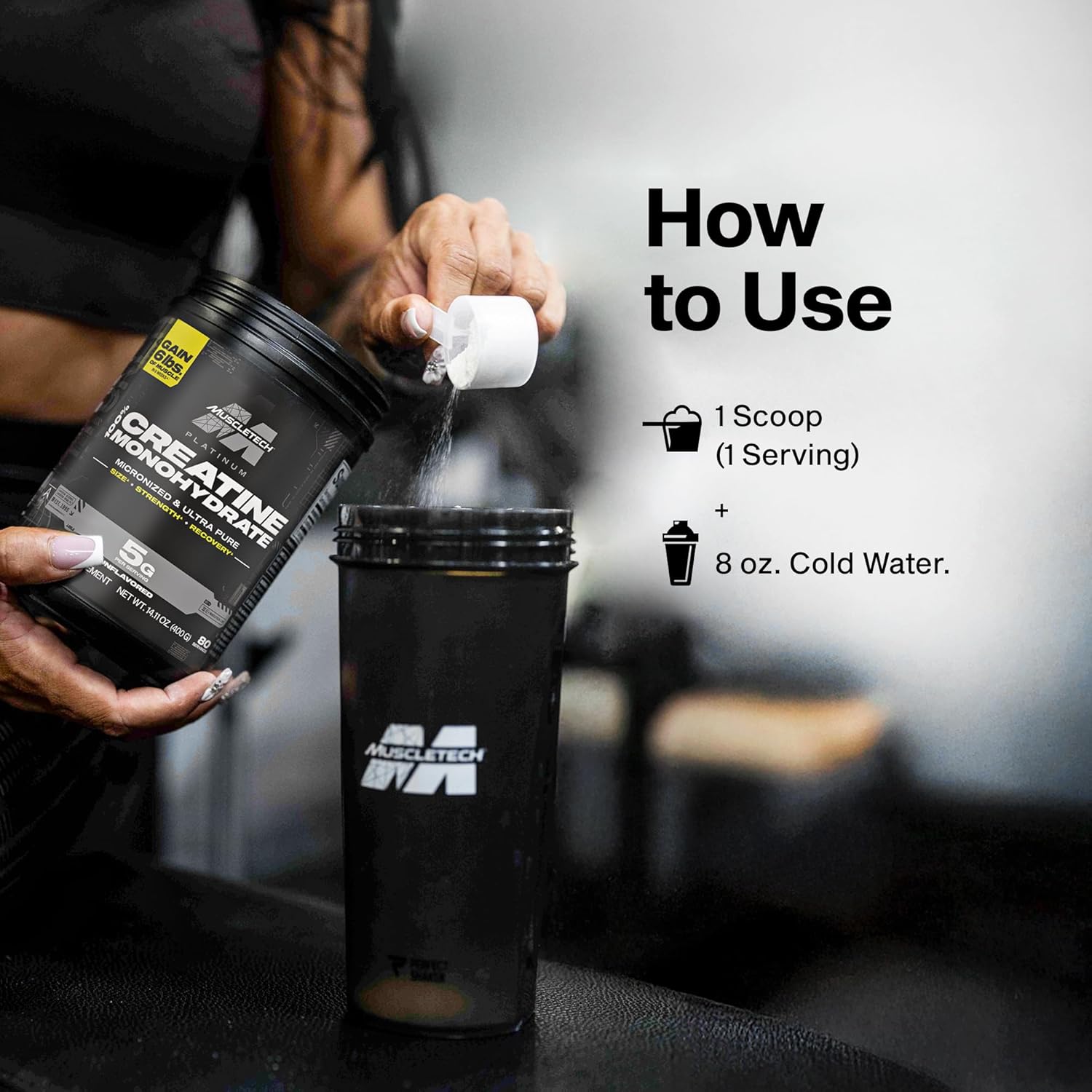 MuscleTech 80-Serving Creatine Tub – High-End Bulk Format for the Dedicated Weight Room and Luxury Wellness Wardrobe