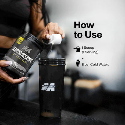 MuscleTech 80-Serving Creatine Tub – High-End Bulk Format for the Dedicated Weight Room and Luxury Wellness Wardrobe