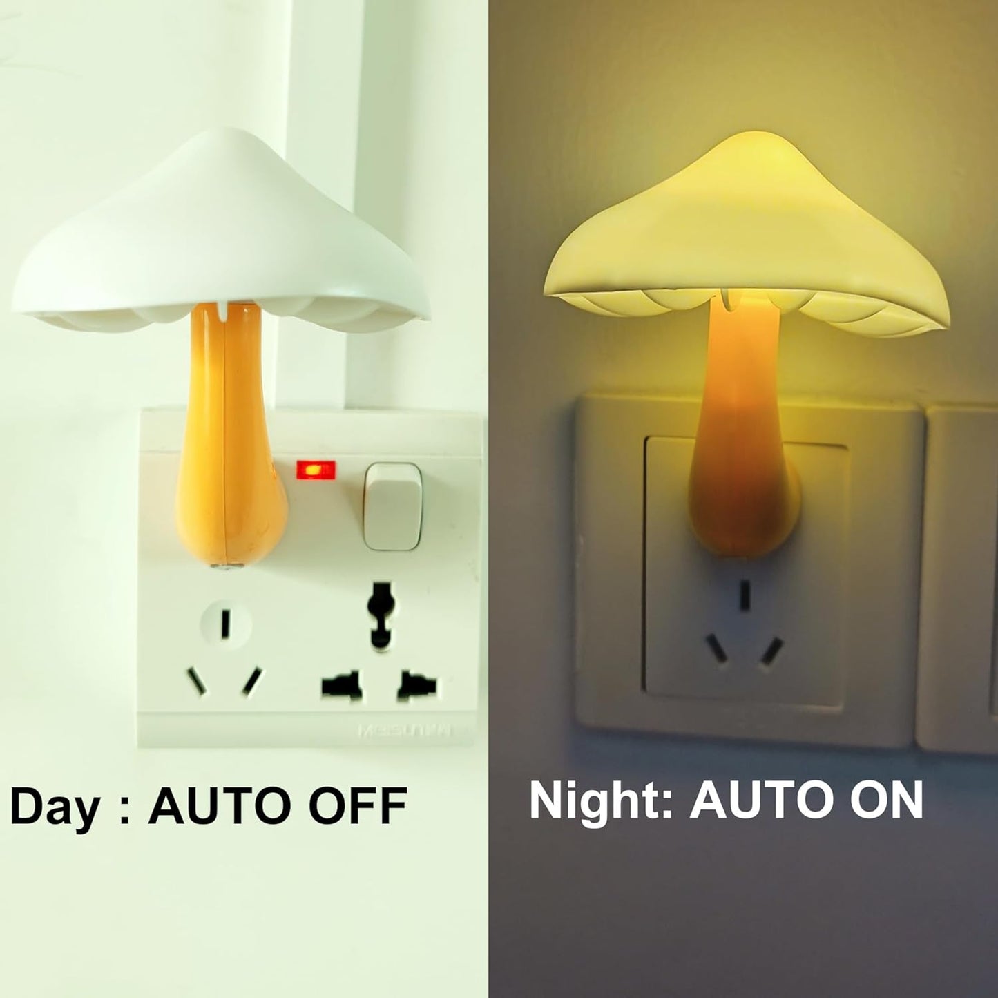 mushroom-shaped matte abs shade in six color variants