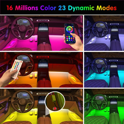 music sync using built-in sensitive microphone in the 4-button control box