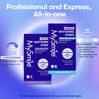 MySmile Teeth Whitening Strips – Office-Ready Whitening Strips for Multitasking Schedules