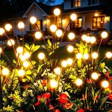vignuto Portable Solar Firefly Garden Lights – Versatile Patio, Tent, and Outdoor Dining Glow, 150 Lumens Each