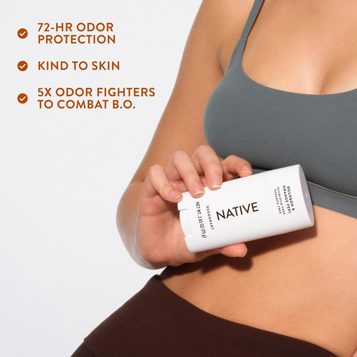 Native Deodorant Bourbon & Orange Peel – Giftable Deodorant Set Alternative for the Hard to Shop For, Cruelty Free