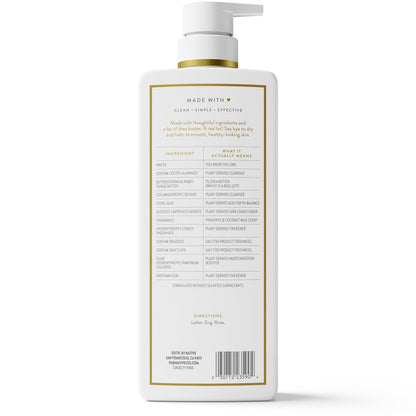 Native Shea Butter Body Wash Christmas Gift Idea, Cocoa Butter & Vanilla 22 oz