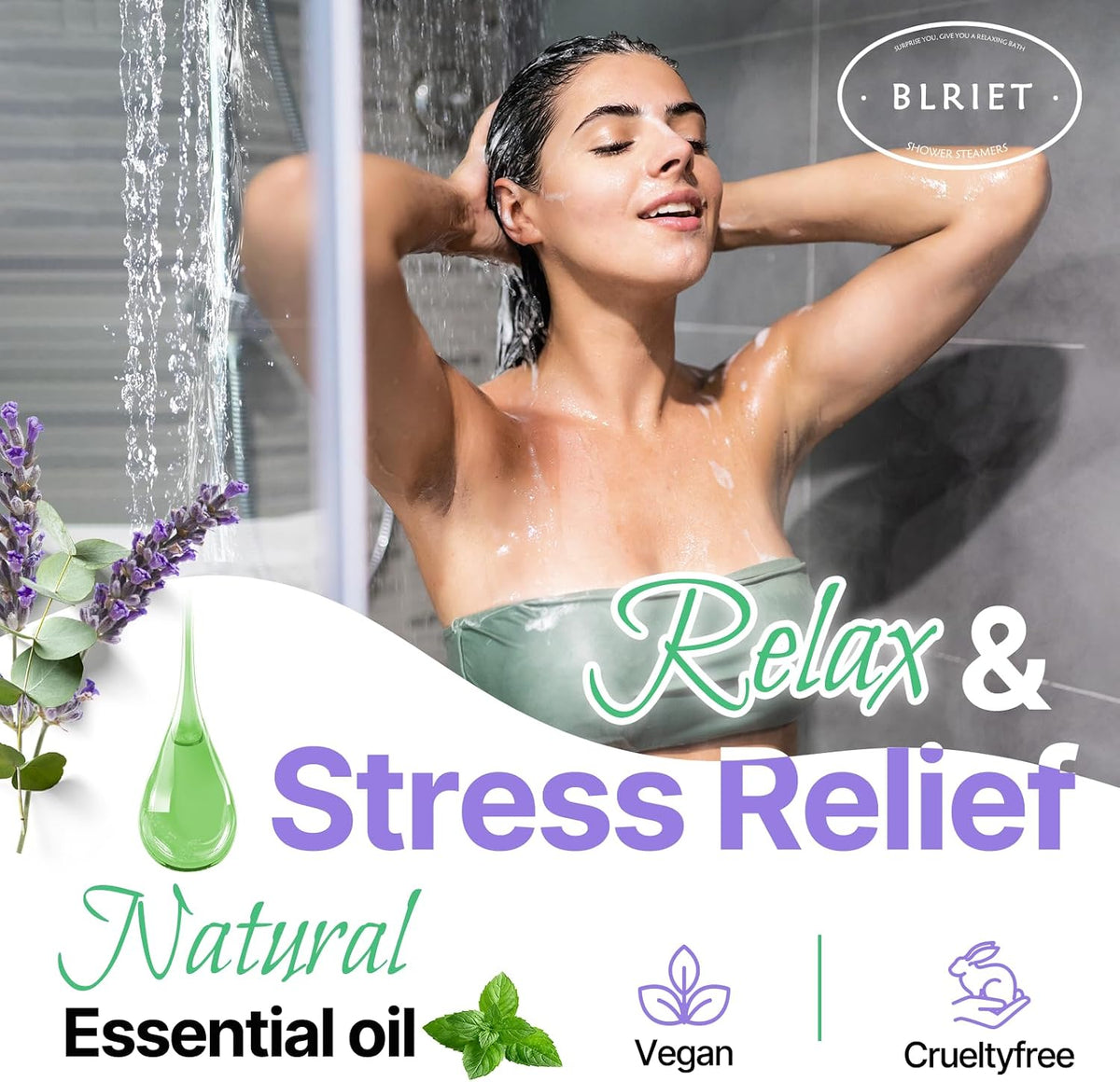 natural essential oil blend with coconut oil and shea butter