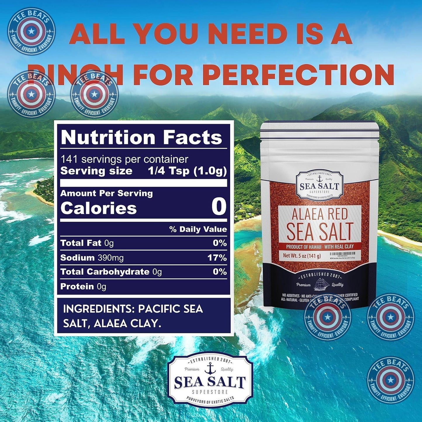 natural red hue derived from mineral-rich hawaiian alaea clay