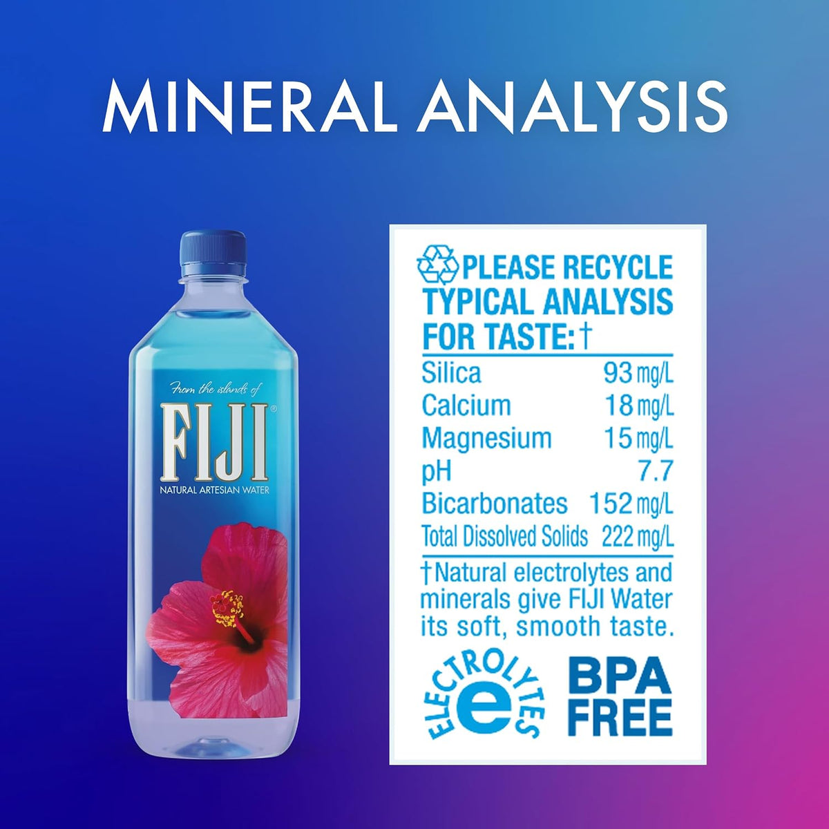 naturally occurring double electrolytes from volcanic rock filtration