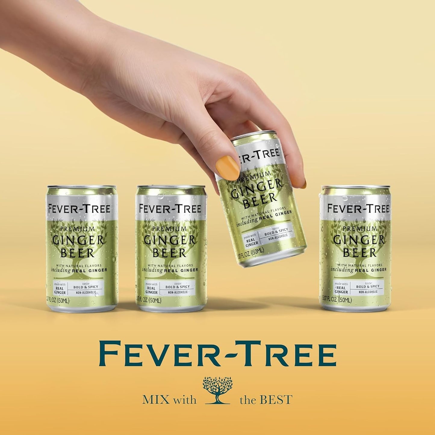 naturally sourced ingredients including real ginger root and carbonated spring water