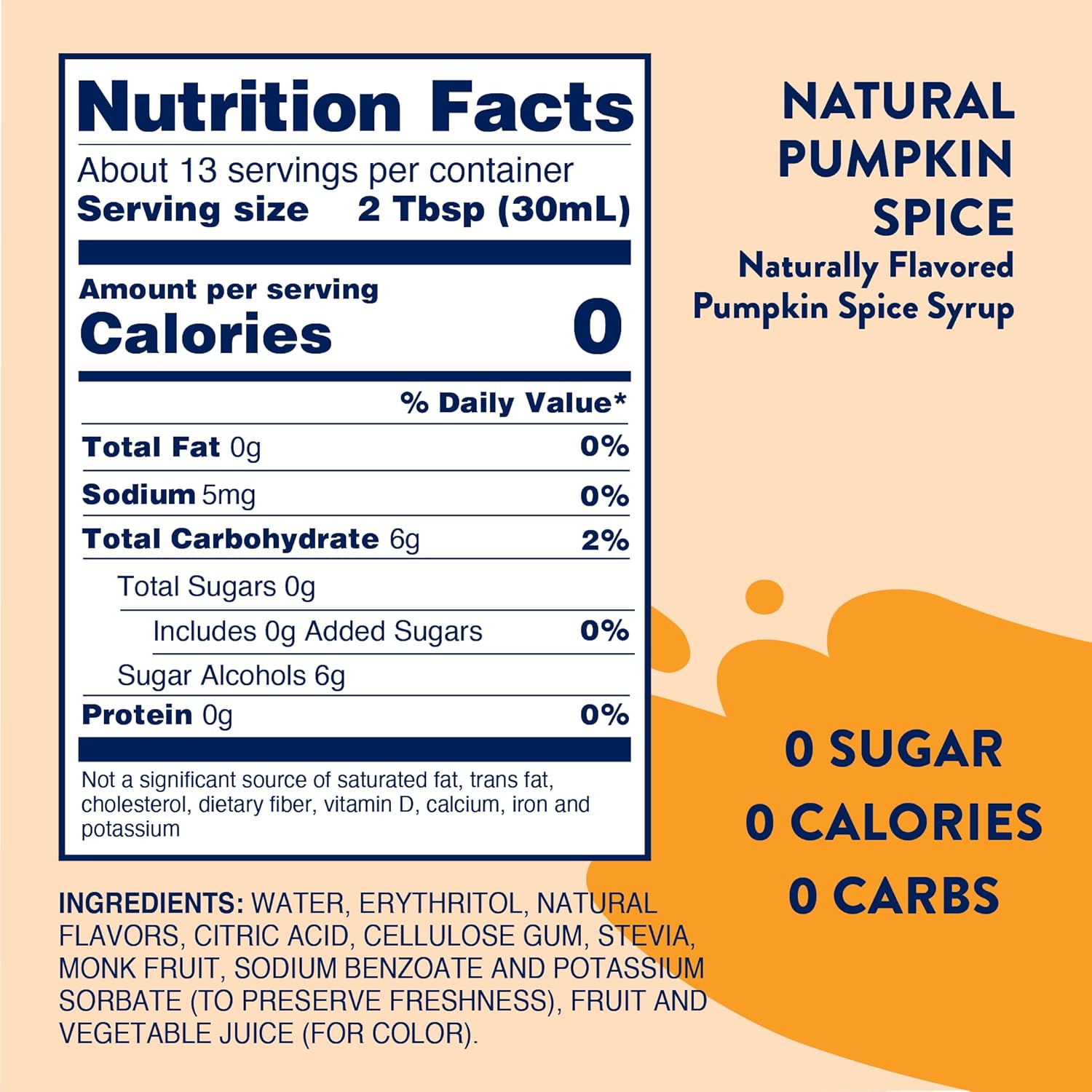 naturally sweetened ingredient base instead of sucralose-heavy formulations