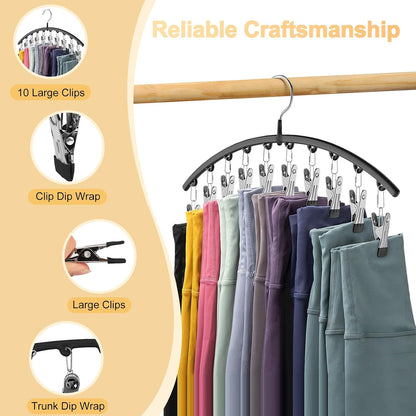 NeatFix Yoga Pants Organizer – Modern Dorm Decor Piece with Sleek Electroplated Finish