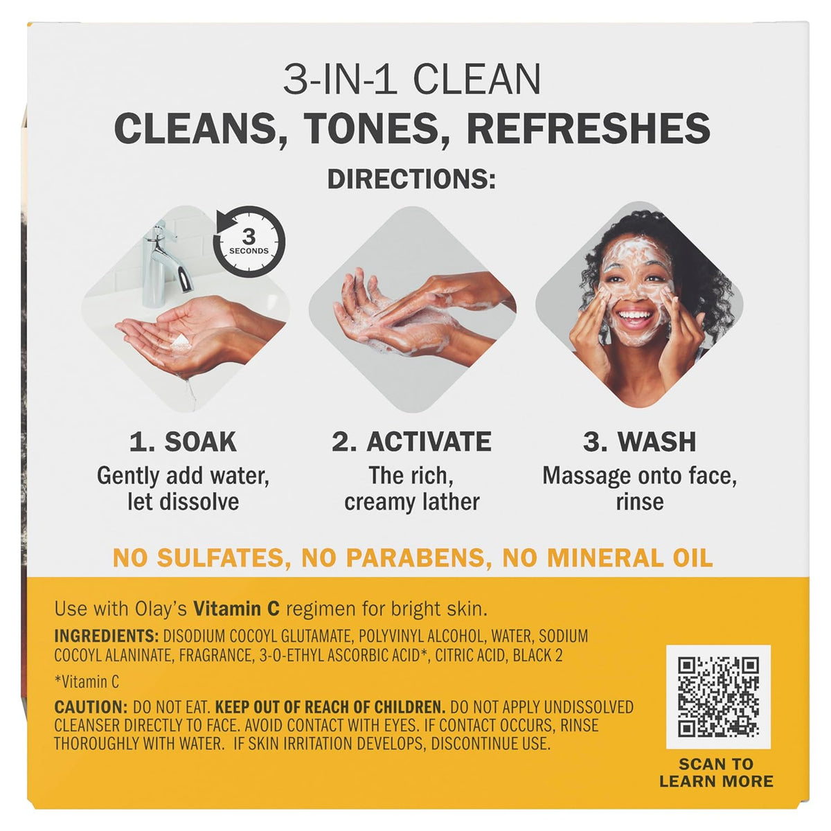 Neutral-Tone Face Wash Melts – Sulfate-Free, Paraben-Free Simplicity in a Compact Pack