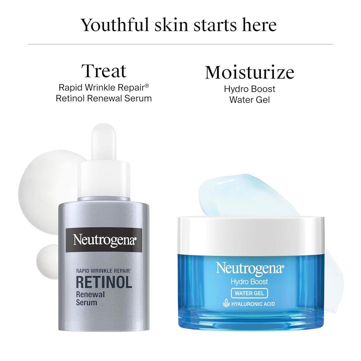 Neutrogena Pure Retinol Anti-Aging Serum – Mindful Evening Self-Care Step for Renewed Complexion