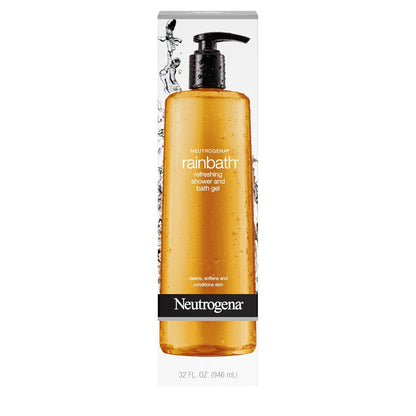 Neutrogena Rainbath Body Wash, Sleek Pump Bottle 32 fl oz for Intentional Simplicity