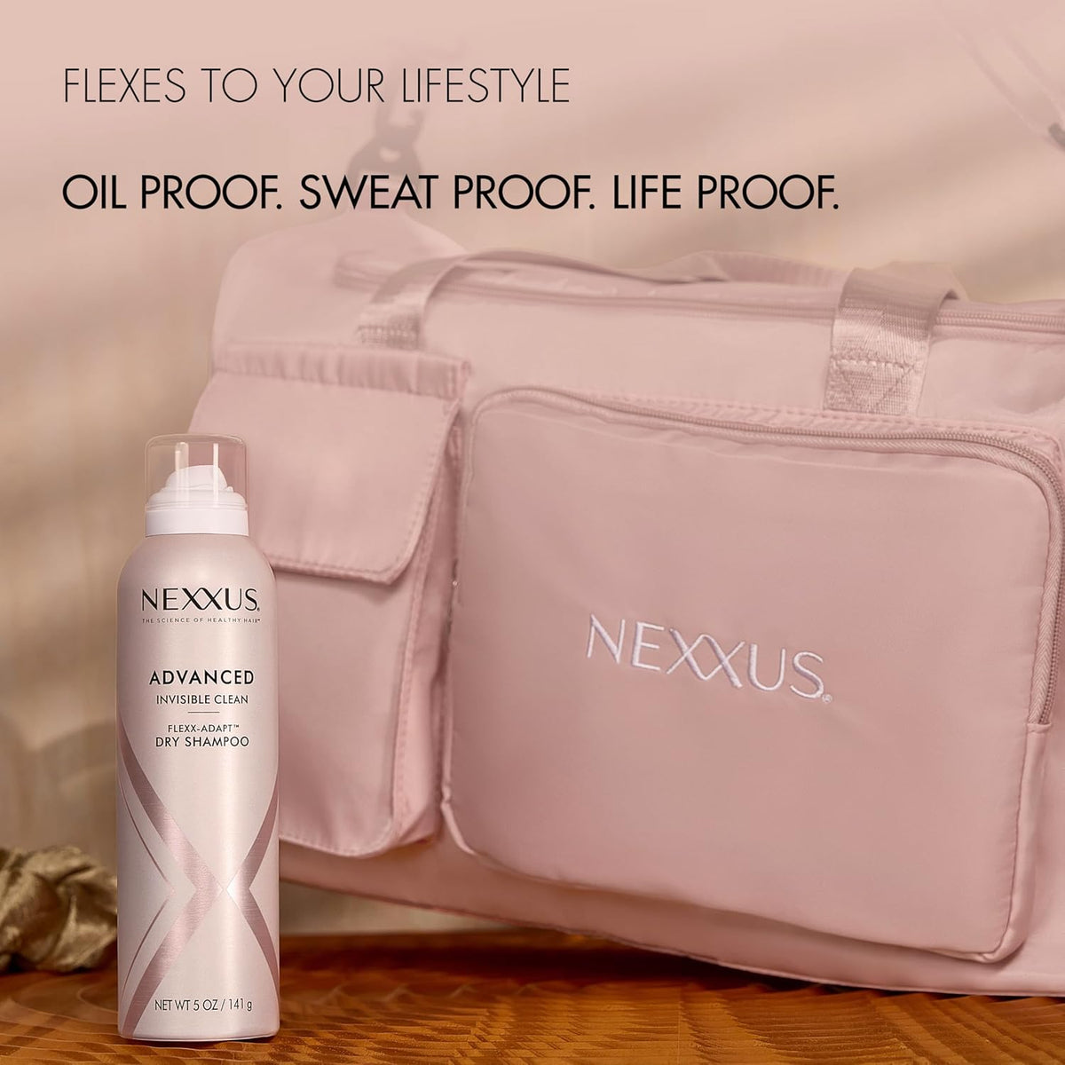 Nexxus Dry Shampoo for Oily Hair – Premium Salon-Style Refresh, FLEXX-ADAPT Invisible Mist, 5 oz