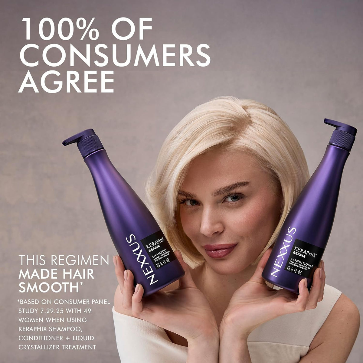 Nexxus Keraphix Keratin Conditioner – Minimal, Science-Backed Care for Processed Hair