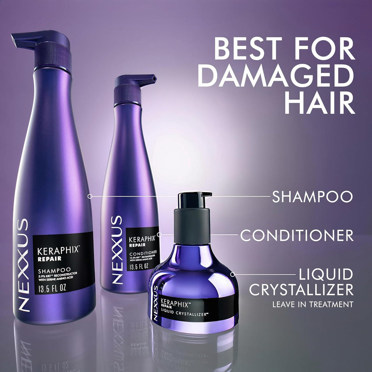 Nexxus Keraphix Keratin Conditioner – Minimal, Science-Backed Care for Processed Hair