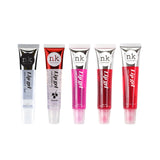 NICKA K NEW YORK Lip Gel Sampler – Streamlined Makeup Bag Upgrade Over Multiple Chapsticks, 5-Pack