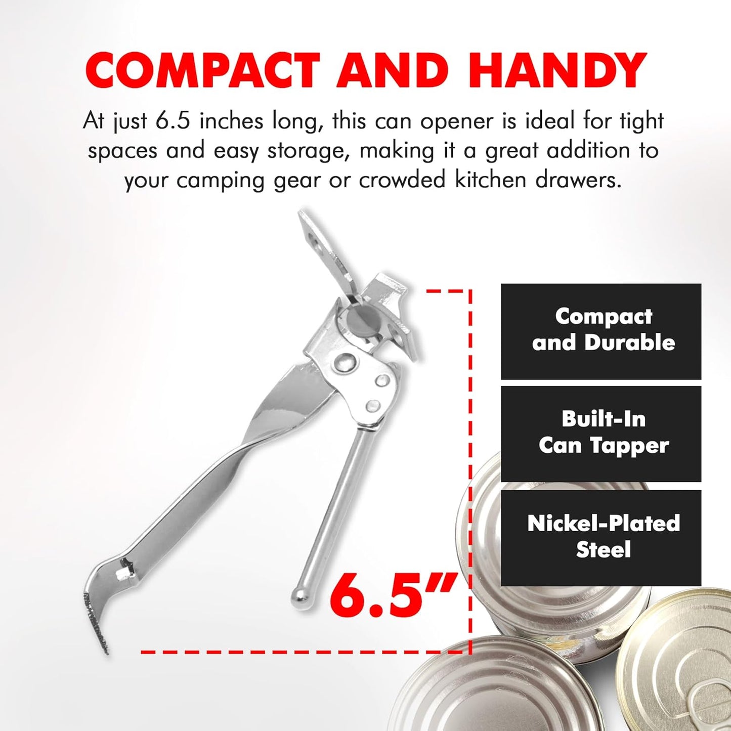 nickel-plated stainless steel blade and body for rust resistance and durability