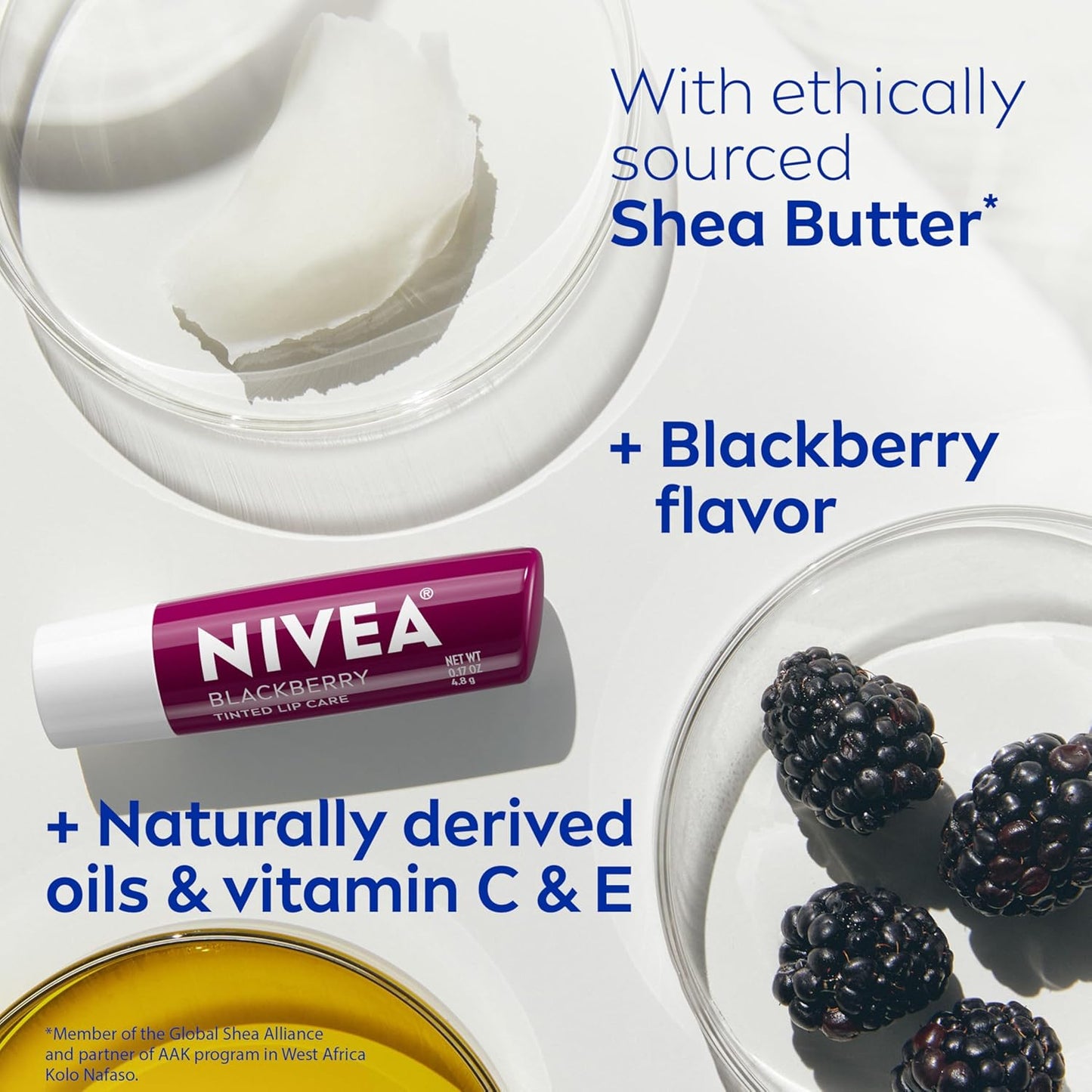 NIVEA 3-in-1 Lip Care – Less-Is-More Beauty Essential in a Single Burgundy Tinted Stick