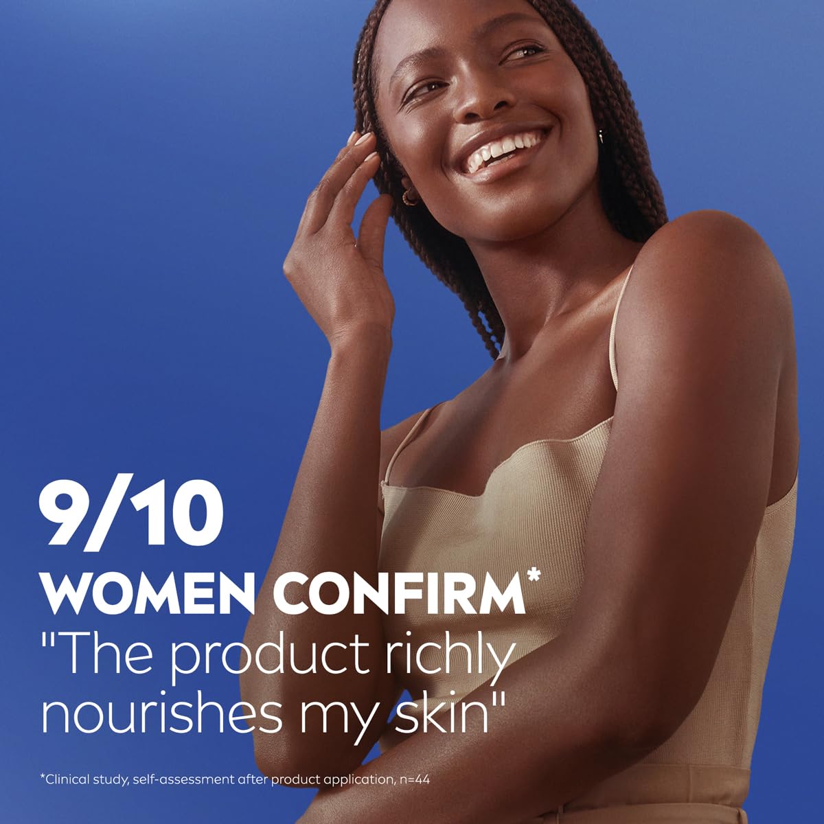 NIVEA Essentially Enriched Body Lotion for Very Dry Skin, Minimalist Daily Moisturizer with Non-Greasy Finish and 72-Hour Hydration, 33.8 Fl Oz Value Size