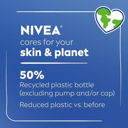 NIVEA Essentially Enriched Body Lotion with Almond Oil, Gentle 72-Hour Moisturizer for Children, Teens, and Adults, 16.9 Fl Oz