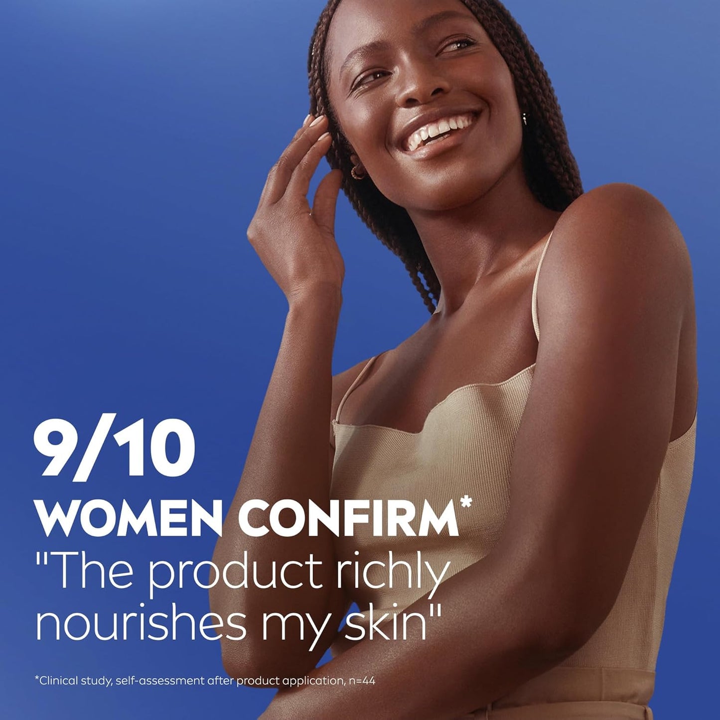 NIVEA Essentially Enriched Body Lotion with Almond Oil, Gentle 72-Hour Moisturizer for Children, Teens, and Adults, 16.9 Fl Oz