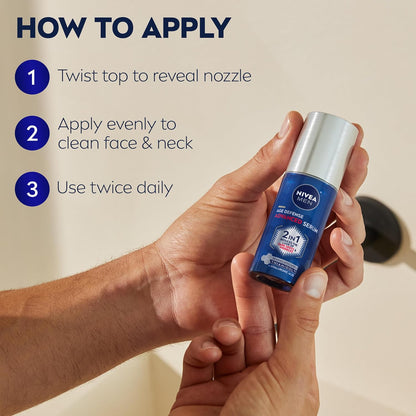 NIVEA MEN Age Defense Advanced Face Serum – Trusted NIVEA MEN Formula for Worry-Free Daily Application