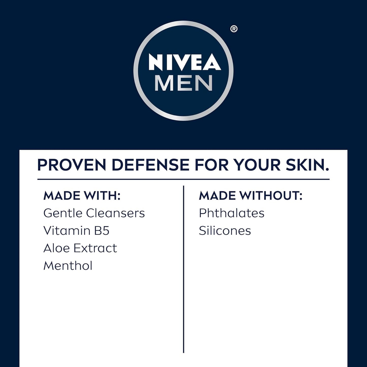NIVEA MEN Maximum Hydration Face Wash – Less-Is-More Hydrating Cleanser for Intentional Daily Skincare Routines