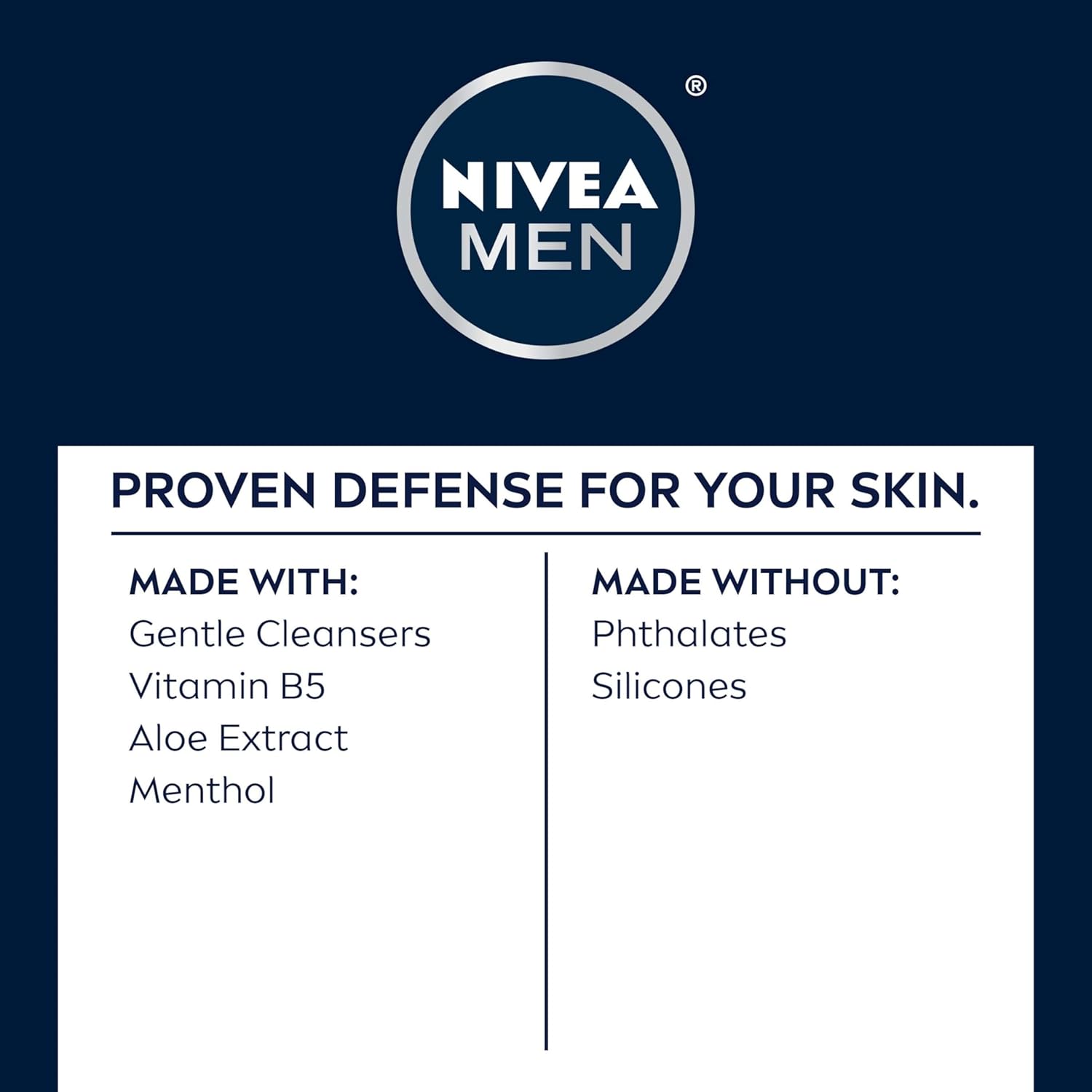 NIVEA MEN Maximum Hydration Face Wash – Less-Is-More Hydrating Cleanser for Intentional Daily Skincare Routines
