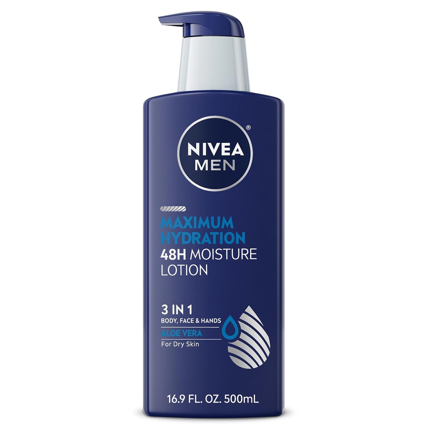NIVEA MEN Real Madrid Body Lotion – Aromatherapy-Style Post-Shower Ritual for Men, Lightly Scented 48-Hour Hydrating Cream