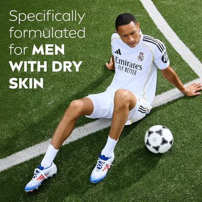 NIVEA MEN Real Madrid Body Lotion – Aromatherapy-Style Post-Shower Ritual for Men, Lightly Scented 48-Hour Hydrating Cream
