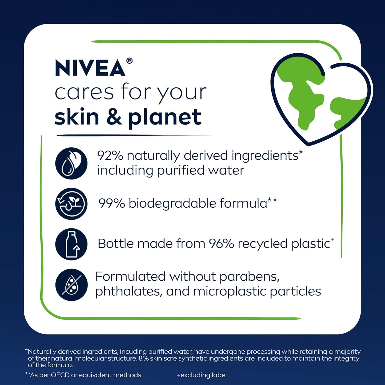 NIVEA MEN Sensitive Bamboo Body Wash – Post-Hike Camp Shower Cleanser for Sensitive Skin