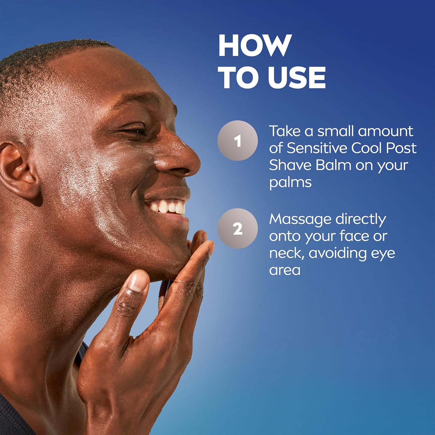 NIVEA MEN Sensitive Cool After Shave Balm, Anniversary Gift for Him Who Shaves Daily, Dermatologist-Tested Alcohol-Free Shave Soother, 3.3 Fl Oz Bottle, Pack of 3
