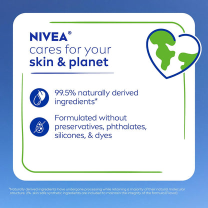 NIVEA Moisture Lip Care – Less-Is-More Skincare Staple, Streamlined Hydrating Balm Without Unnecessary Additives
