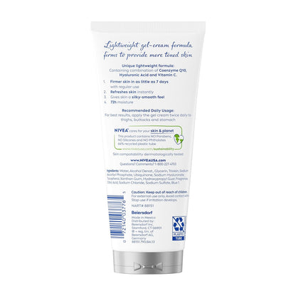 NIVEA Skin Firming & Toning Gel Cream – Valentine's Day Present for Her with Q10 and Hyaluronic Acid