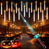 OCATO Wizard Candles for Ceiling and Window Display - Adjustable Transparent Line LED Flicker Lights for Fantasy Themed Room Makeover