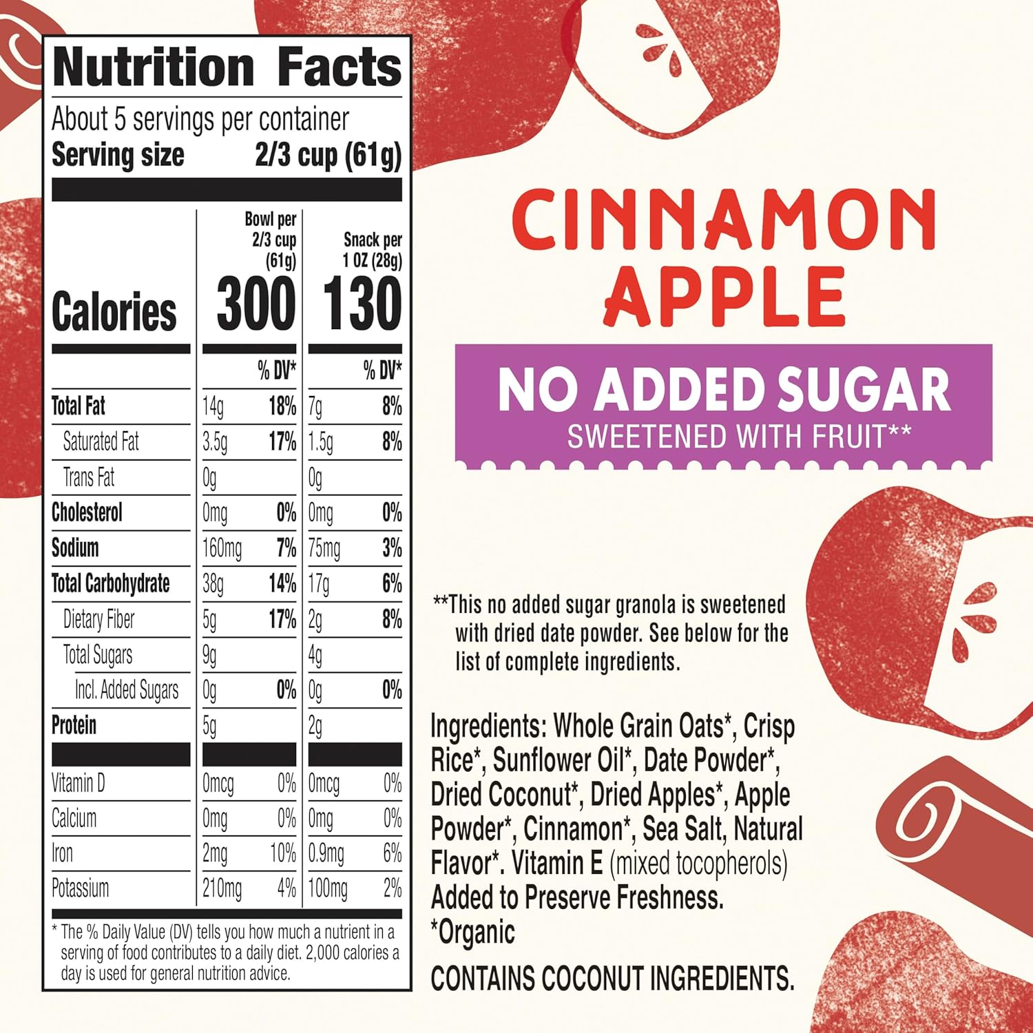 no added sugar formula sweetened with dried date powder