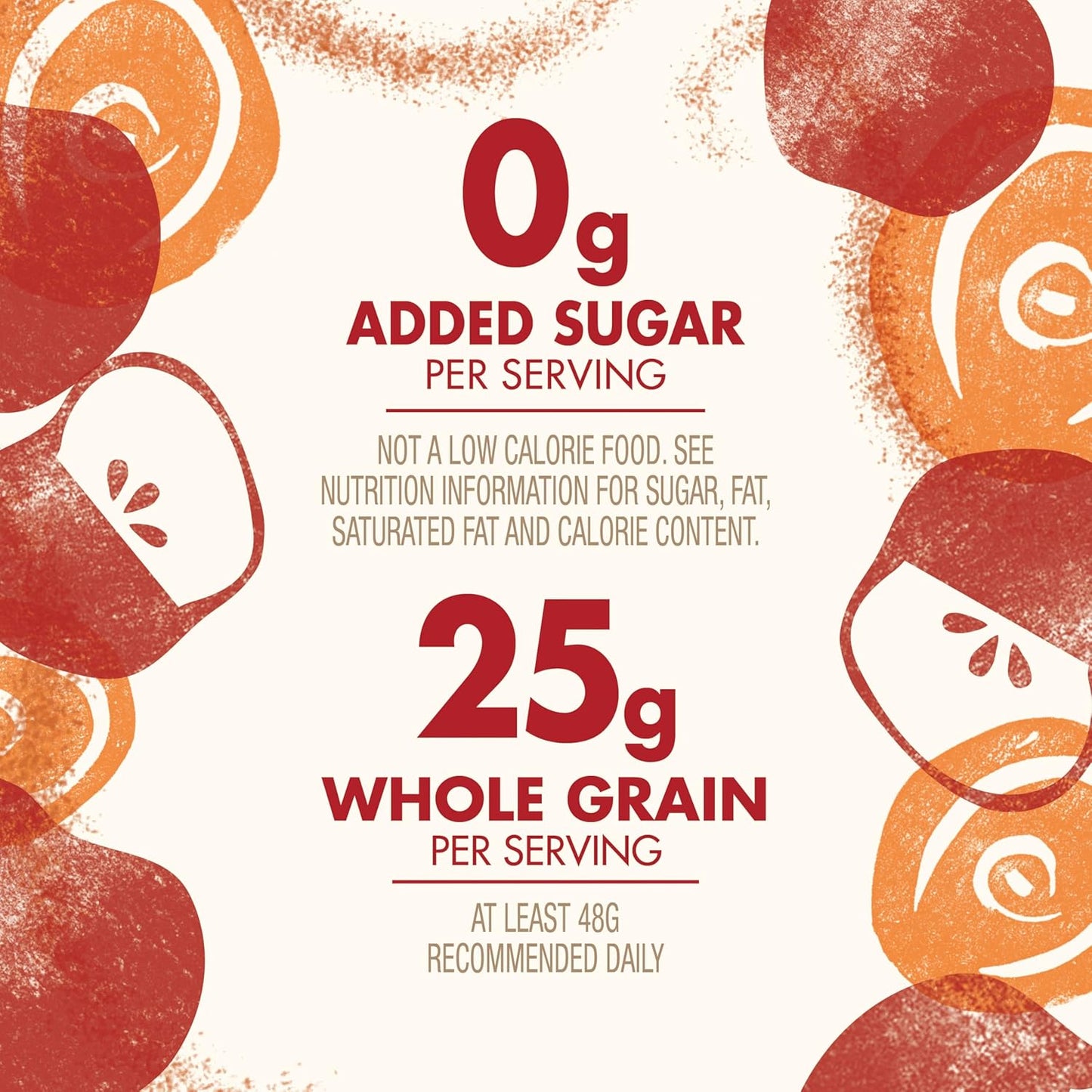 no added sugar, sweetened naturally with date powder
