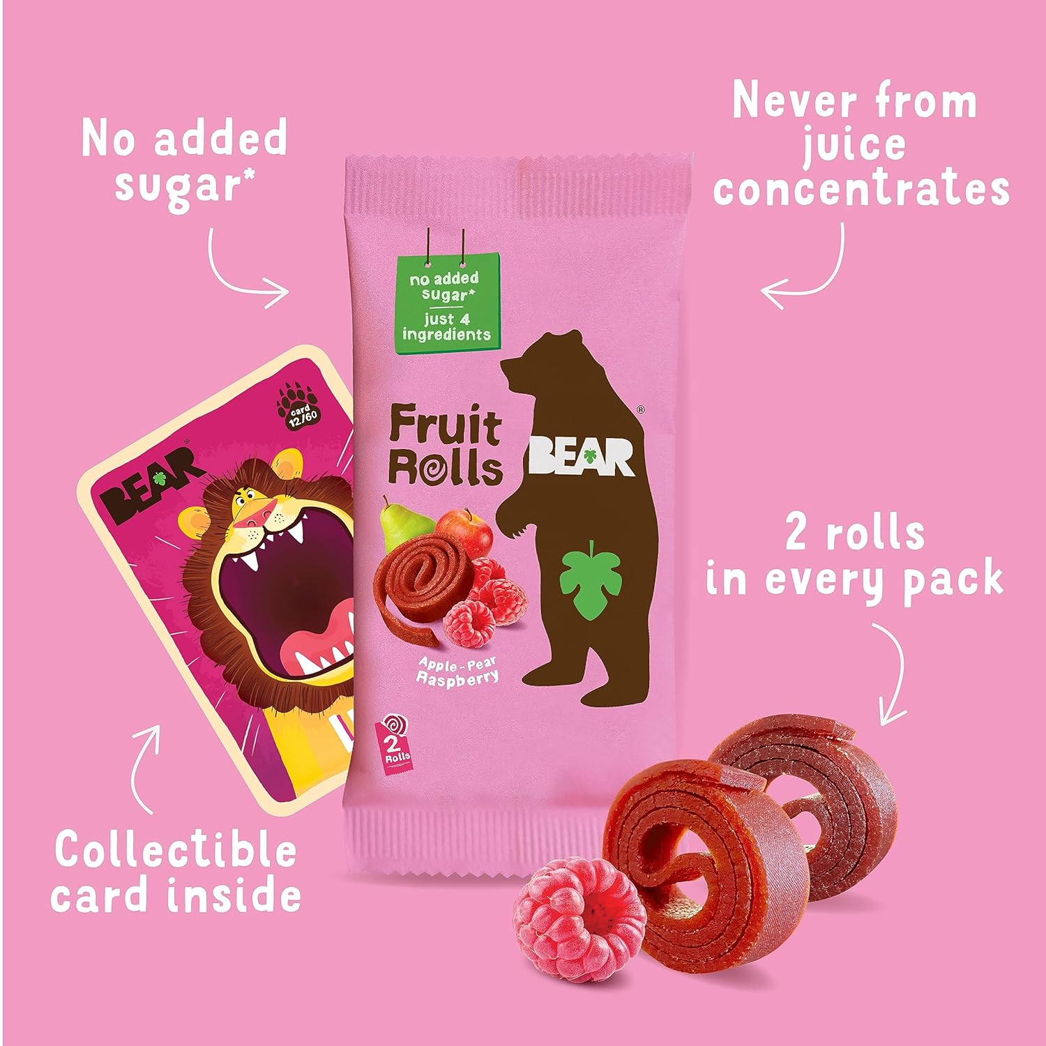 no added sugars and simple, transparent ingredient list