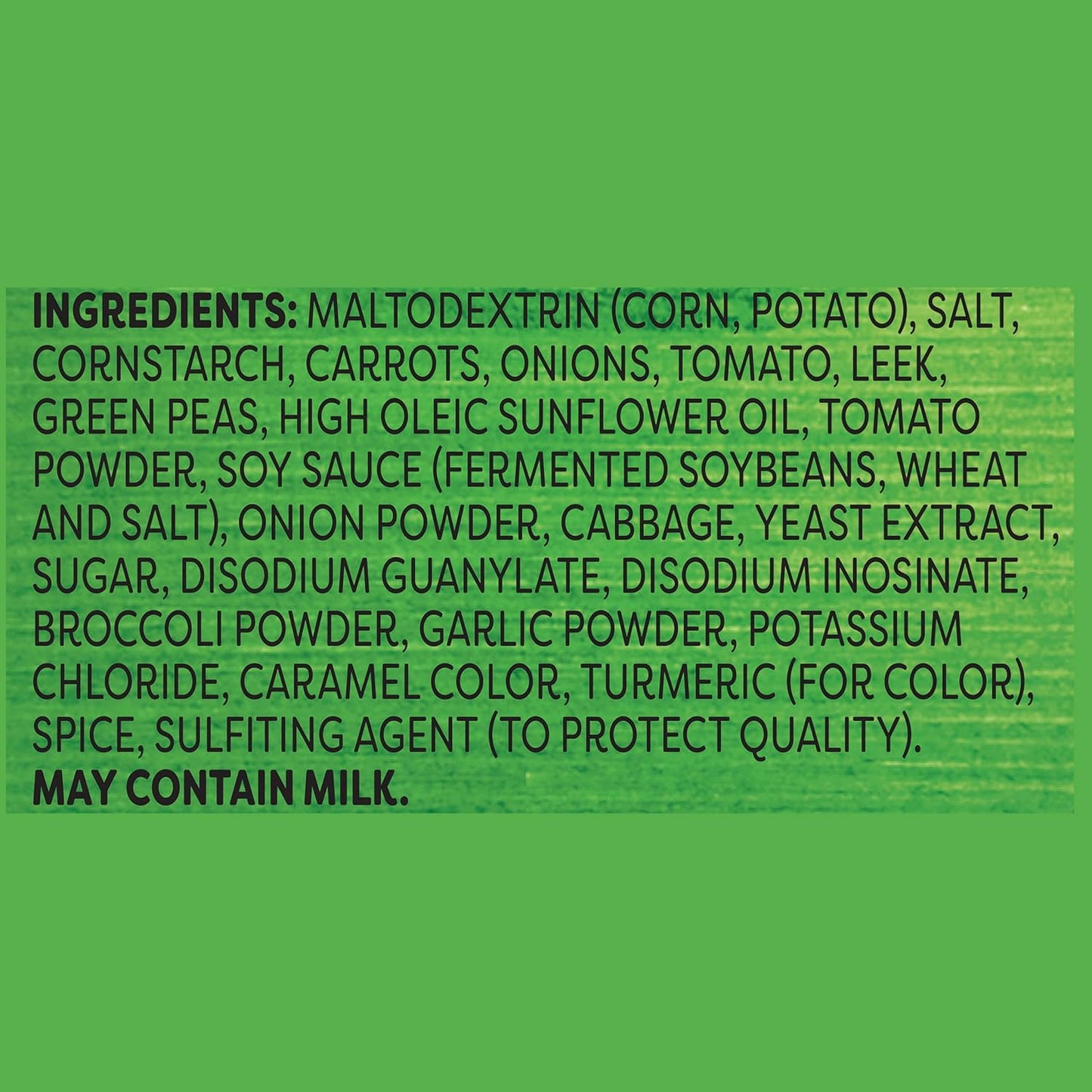 no artificial flavors formulation
