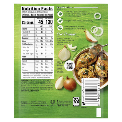 no artificial flavors formulation made with onion and natural flavors