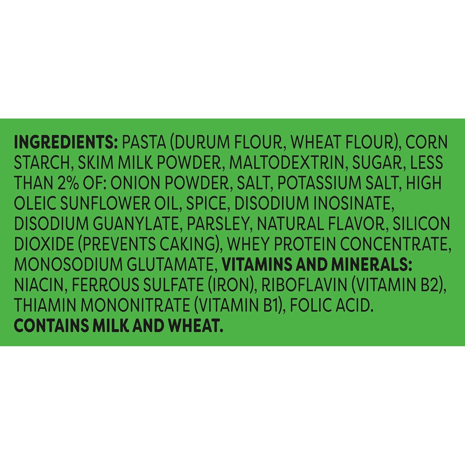 no artificial flavors, no preservatives, and no added msg formulation