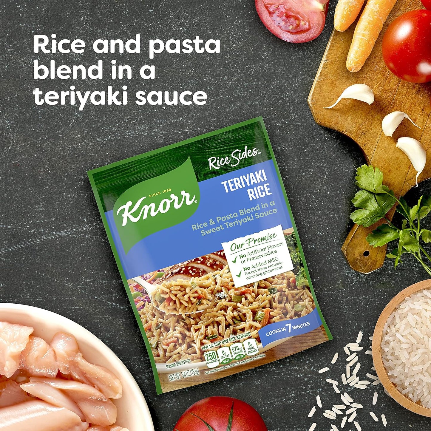 no artificial flavors, no preservatives, no added msg