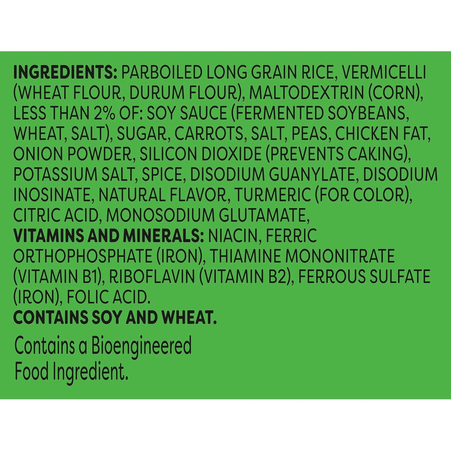 no artificial flavors or preservatives
