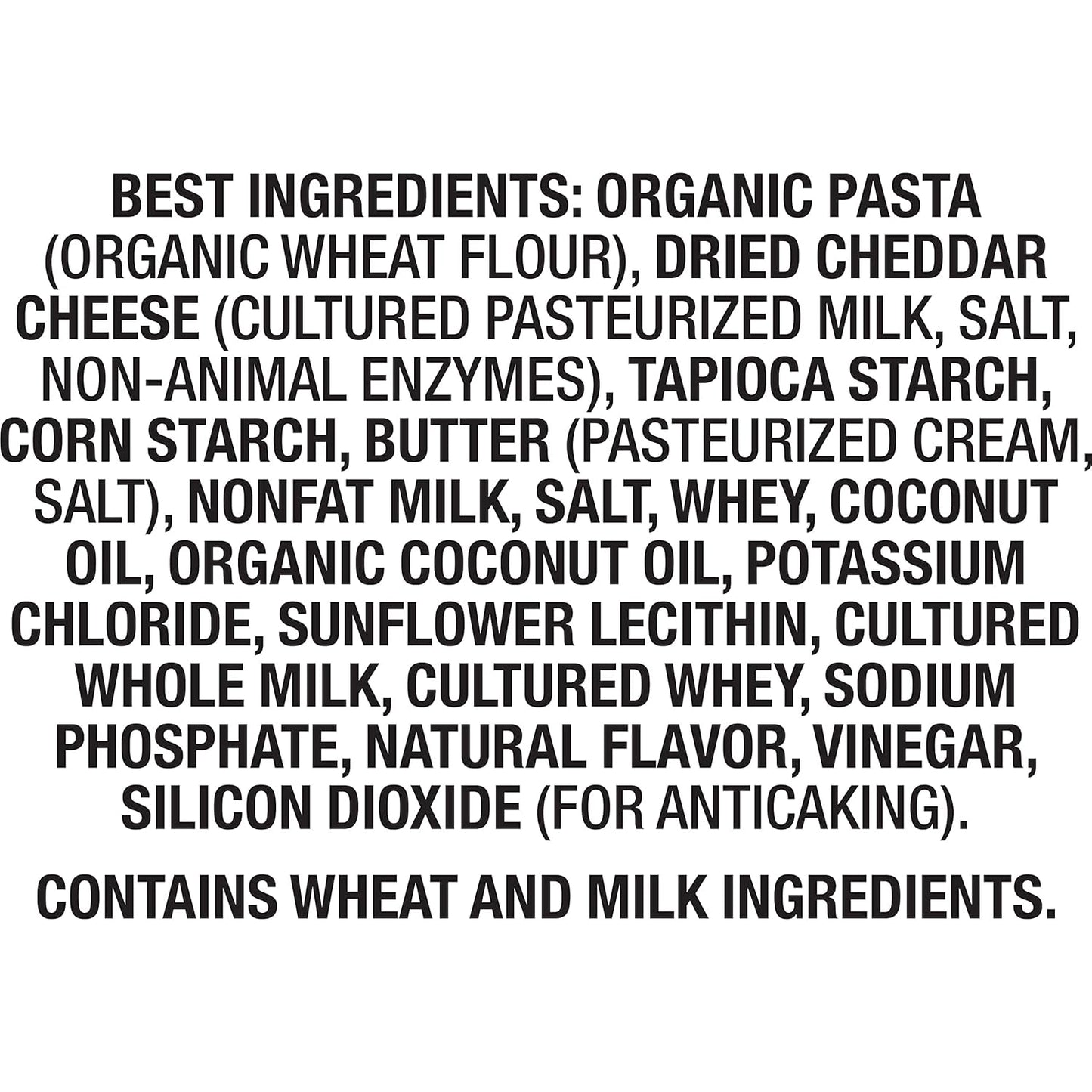 no artificial flavors or synthetic colors